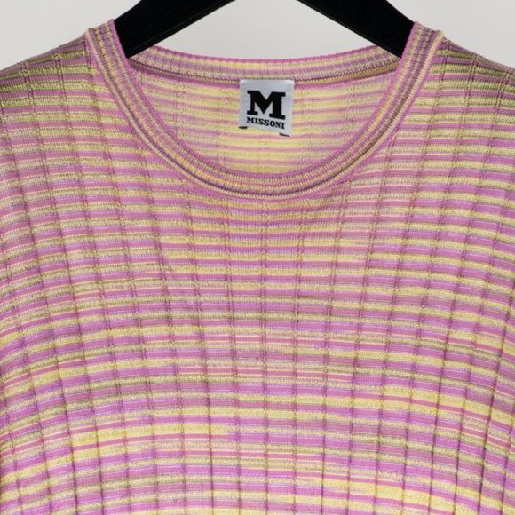 M Missoni Golden Mauve Knit Tee - Picture 3 of 7